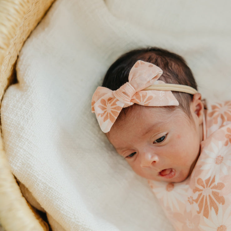 Copper Pearl Classic Nylon Bow | Penny