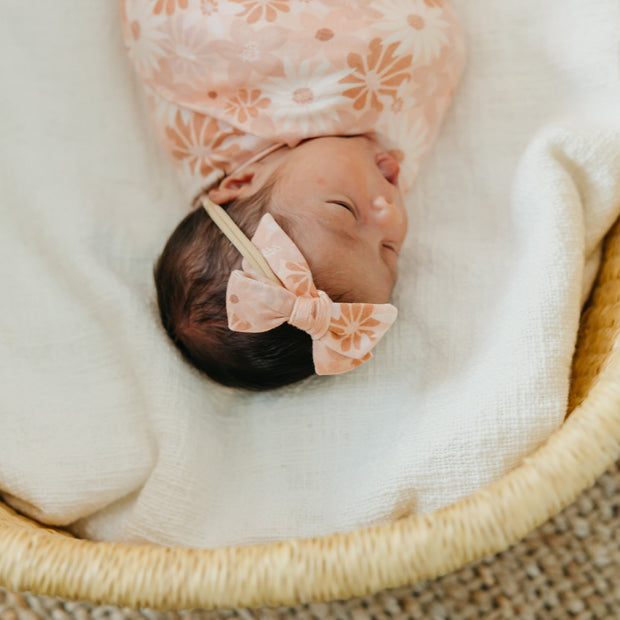 Copper Pearl Classic Nylon Bow | Penny