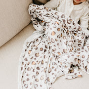 Copper Pearl Knit Swaddle Blanket | Millie