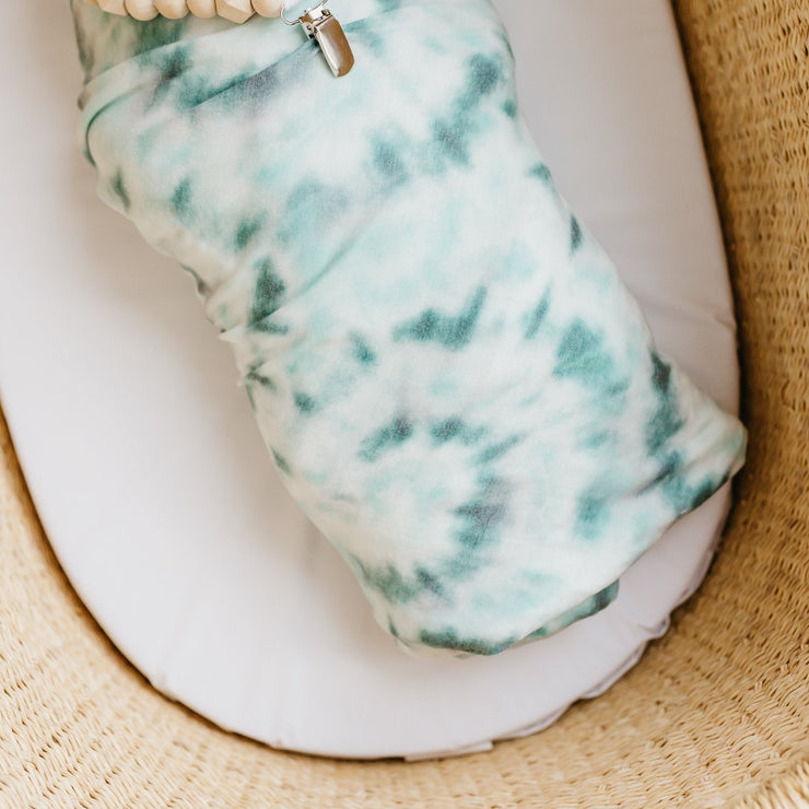 Copper Pearl Knit Swaddle Blanket | Bahama