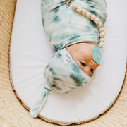 Copper Pearl Knit Swaddle Blanket | Bahama