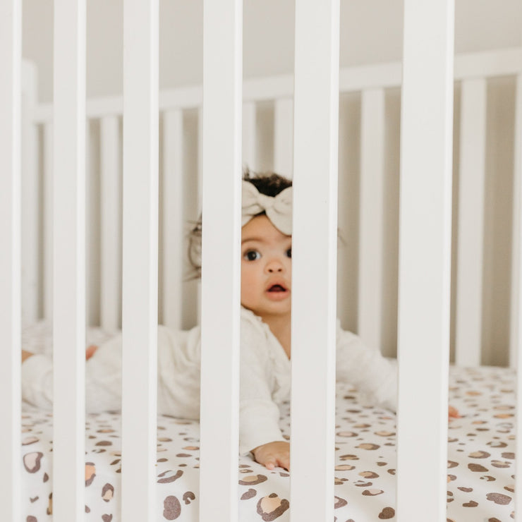 Copper Pearl Premium Knit Fitted Crib Sheet | Millie