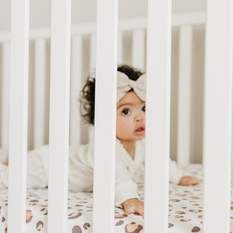 Copper Pearl Premium Knit Fitted Crib Sheet | Millie