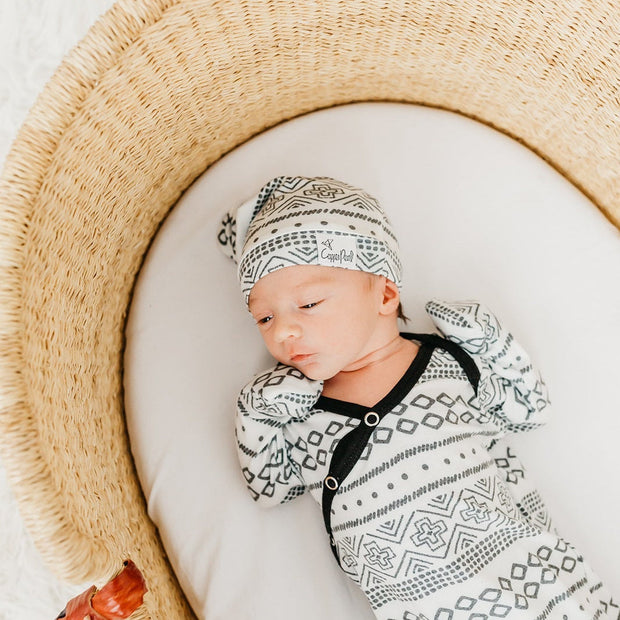 Copper Pearl Top Knot Hat | Westyn