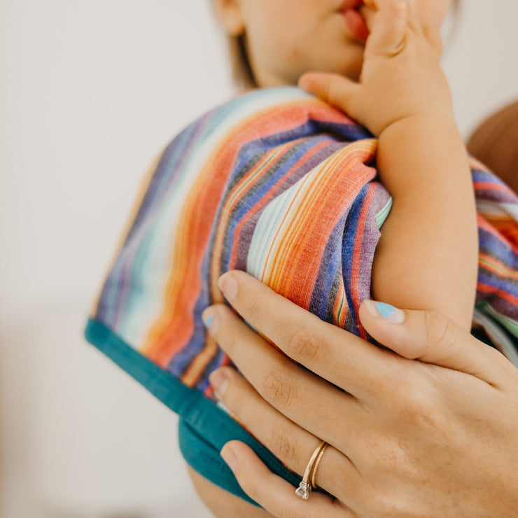 Copper Pearl Three-Layer Security Blanket Set | Serape