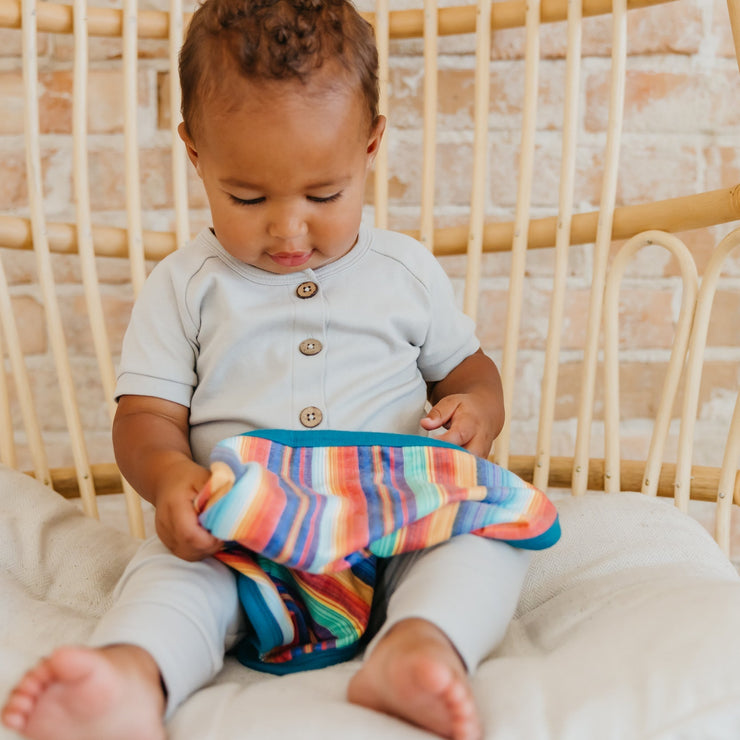 Copper Pearl Three-Layer Security Blanket Set | Serape