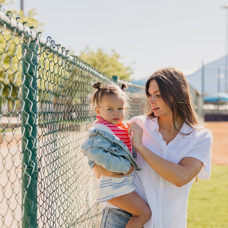 Copper Pearl Baby Bandana Bibs | Slugger