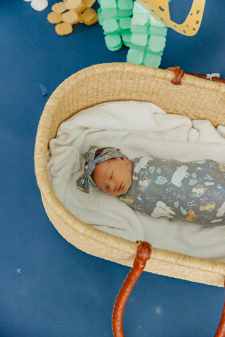 Copper Pearl Knit Headband Bow | Bengal