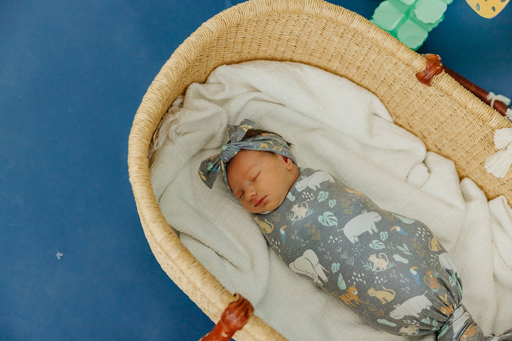 Copper Pearl Knit Headband Bow | Bengal