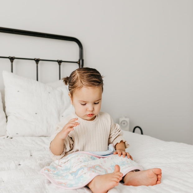 Copper Pearl Three-Layer Security Blanket Set | Whimsy