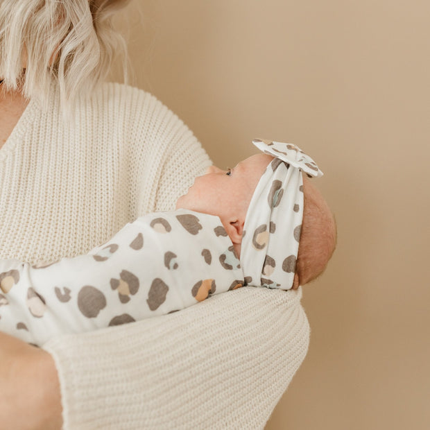 Copper Pearl Knit Swaddle Blanket | Millie