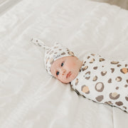 Copper Pearl Knit Swaddle Blanket | Millie