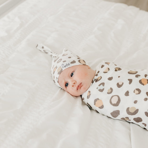 Copper Pearl Knit Swaddle Blanket | Millie