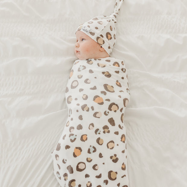 Copper Pearl Knit Swaddle Blanket | Millie