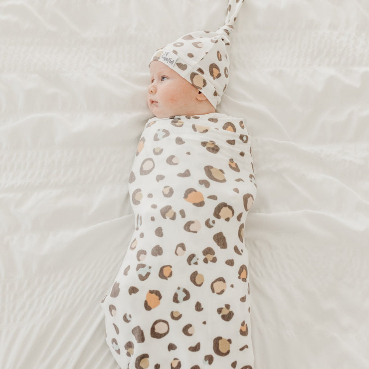 Copper Pearl Knit Swaddle Blanket | Millie