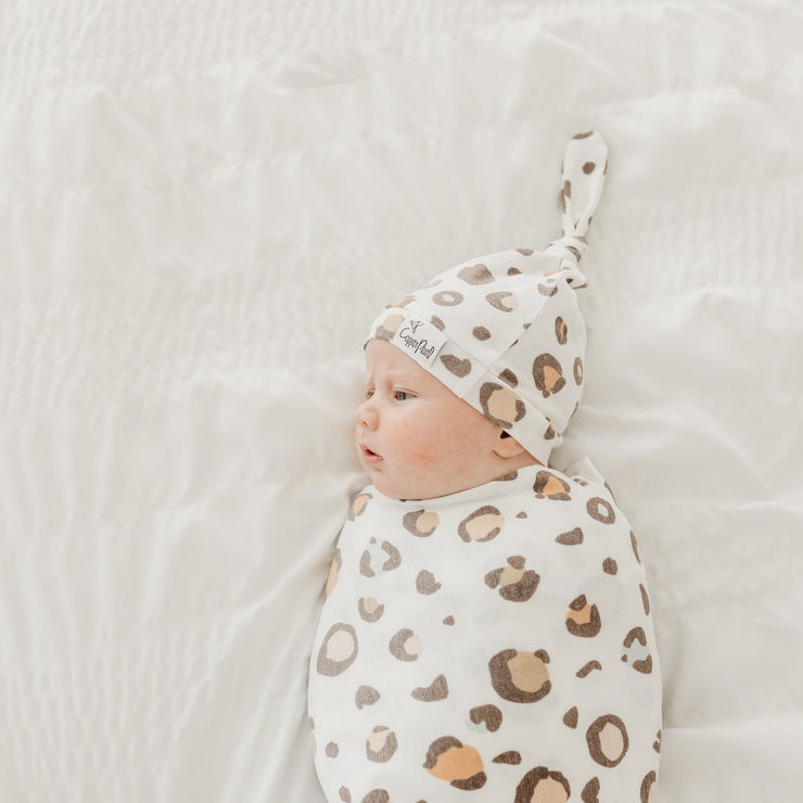 Copper Pearl Knit Swaddle Blanket | Millie