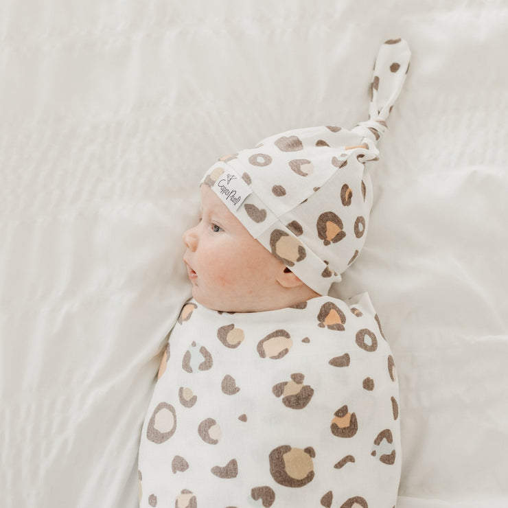 Copper Pearl Knit Swaddle Blanket | Millie