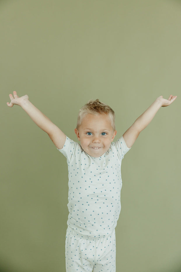 Copper Pearl 2-Piece Short Sleeve Pajama Set | Haze