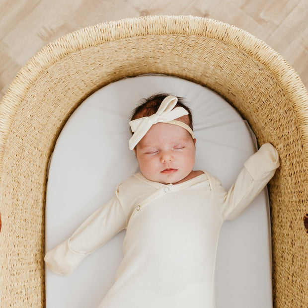 Copper Pearl Ribbon Nylon Bow | Yuma