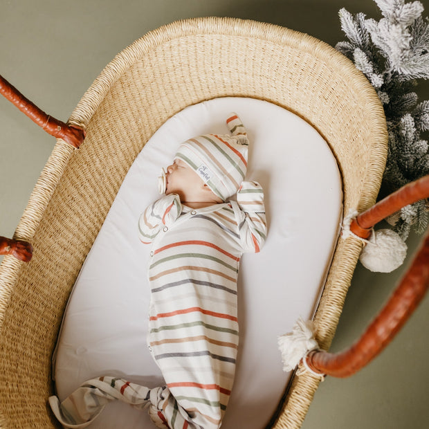 Copper Pearl Knotted Gown | Linus