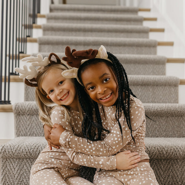 Copper Pearl 2-Piece Long Sleeve Pajama Set | Fawn