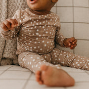 Copper Pearl 2-Piece Long Sleeve Pajama Set | Fawn