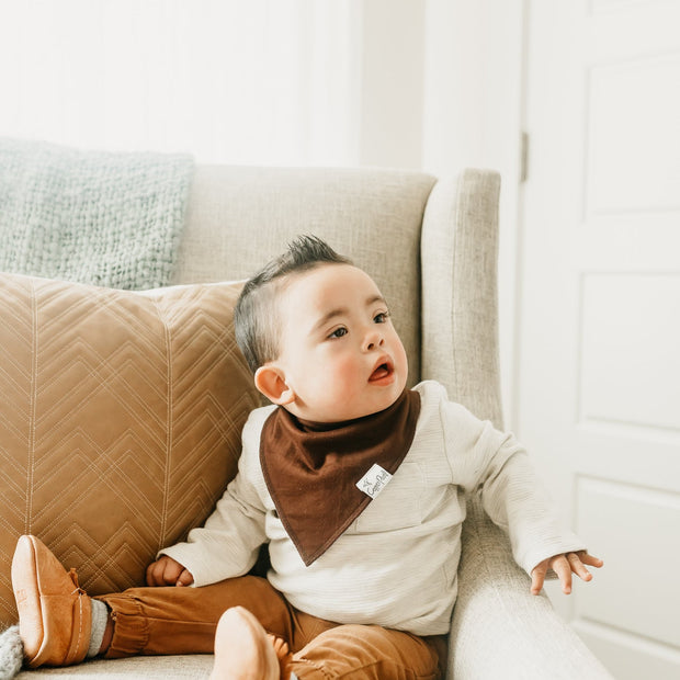 Copper Pearl Baby Bandana Bibs | Blaze