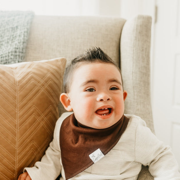 Copper Pearl Baby Bandana Bibs | Blaze