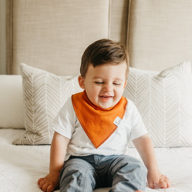 Copper Pearl Baby Bandana Bibs | Blaze