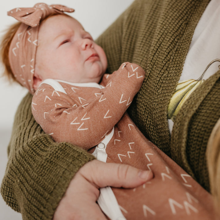 Copper Pearl Knotted Gown | Rocky