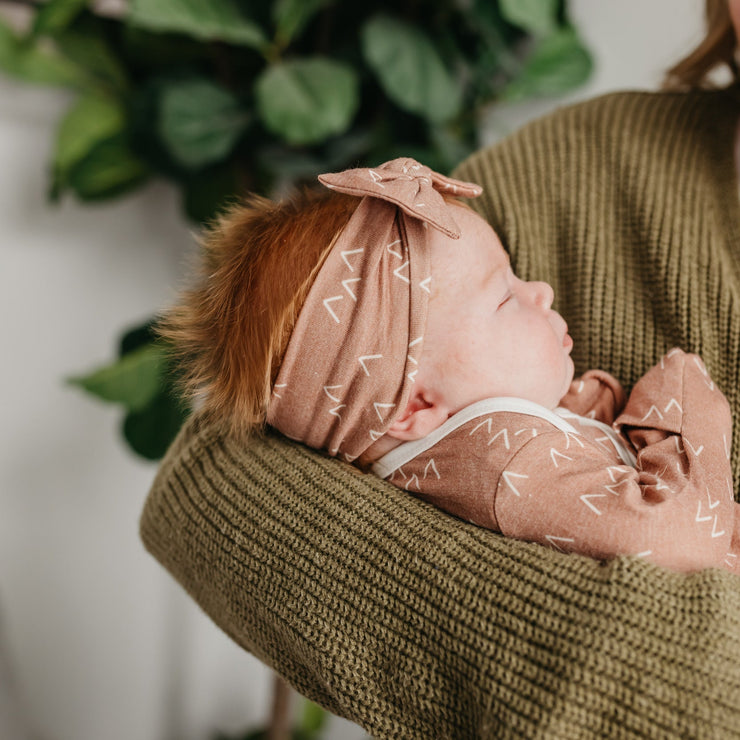 Copper Pearl Knotted Gown | Rocky