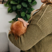 Copper Pearl Ribbon Nylon Bow | Rocky