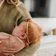 Copper Pearl Ribbon Nylon Bow | Rocky