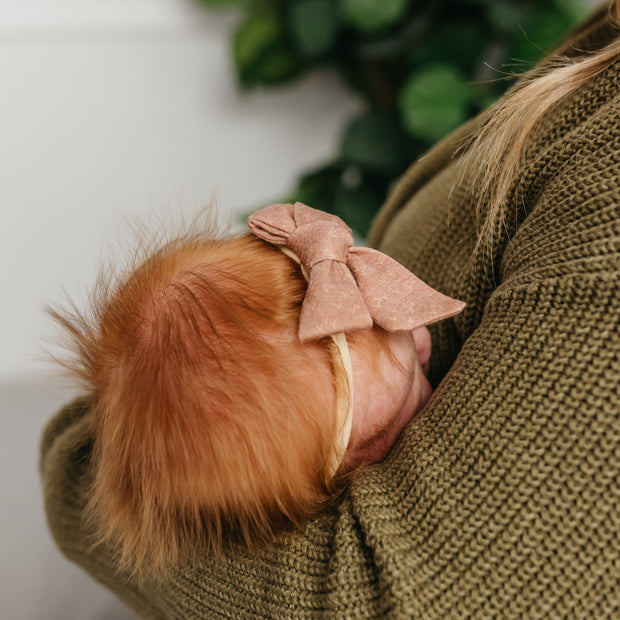 Copper Pearl Classic Nylon Bow | Rocky