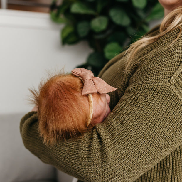 Copper Pearl Classic Nylon Bow | Rocky