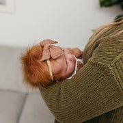 Copper Pearl Classic Nylon Bow | Rocky