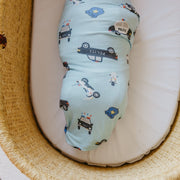 Copper Pearl Knit Swaddle Blanket | Leo