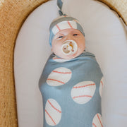 Copper Pearl Knit Swaddle Blanket | Slugger