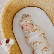 Copper Pearl Knit Swaddle Blanket | Swift