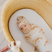 Copper Pearl Knit Swaddle Blanket | Swift