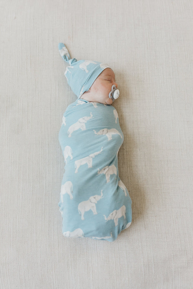 Copper Pearl Top Knot Hat | Peanut