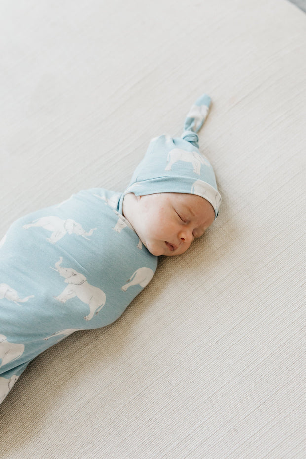 Copper Pearl Top Knot Hat | Peanut