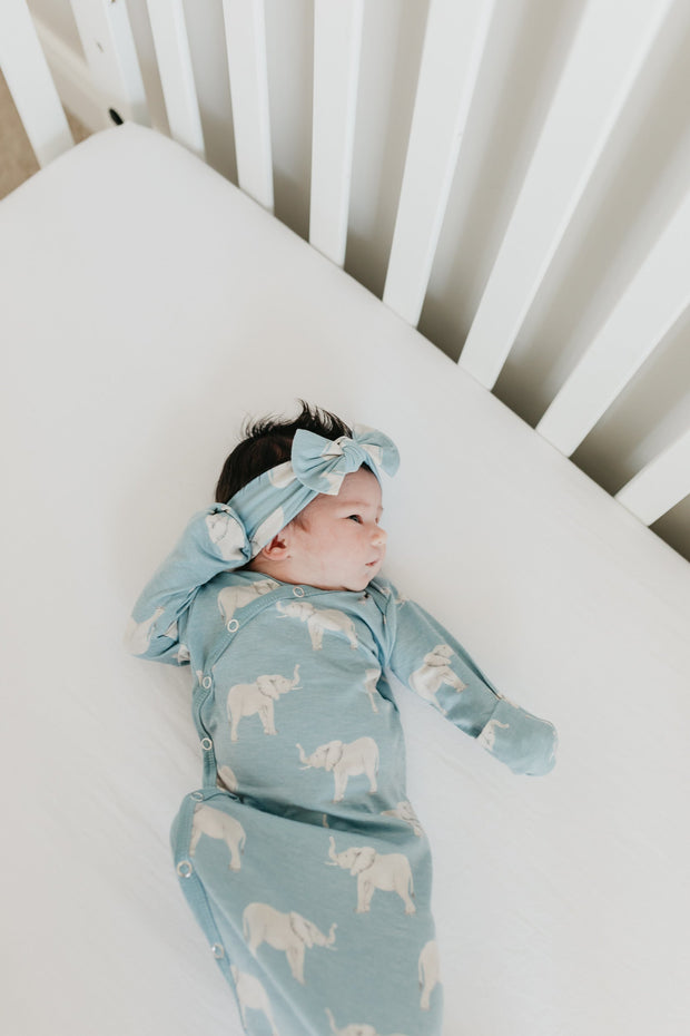 Copper Pearl Knotted Gown | Peanut