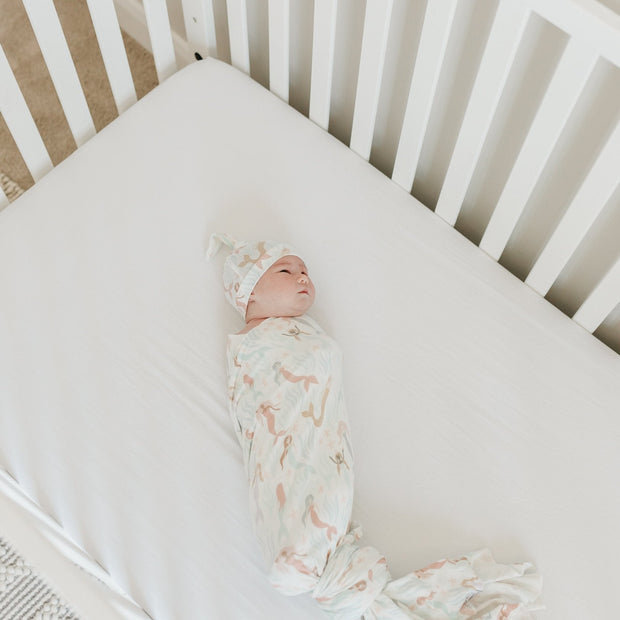 Copper Pearl Top Knot Hat | Coral