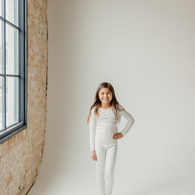 Copper Pearl 2-Piece Long Sleeve Pajama Set | Coastal