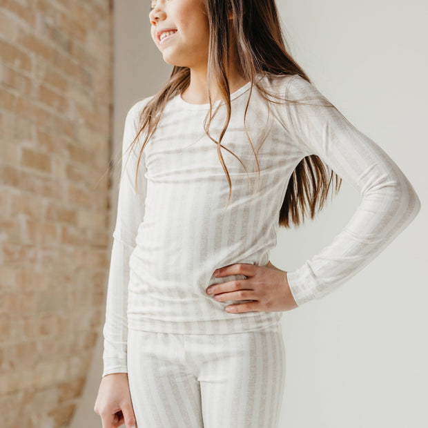 Copper Pearl 2-Piece Long Sleeve Pajama Set | Coastal