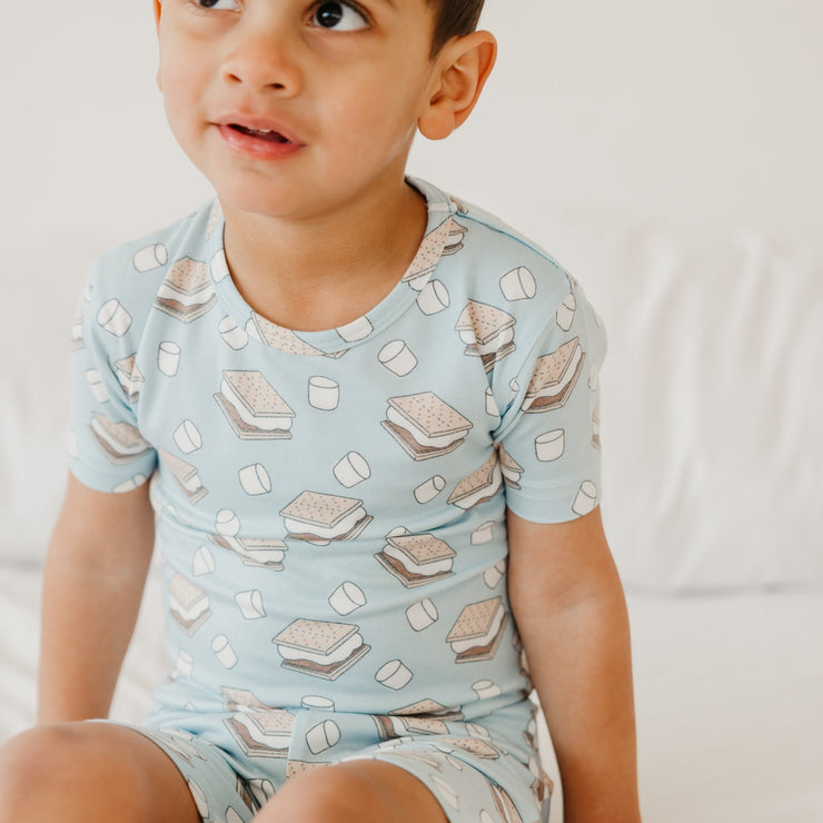 Copper Pearl 2-Piece Short Sleeve Pajama Set | S'mores