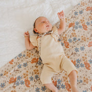 Copper Pearl Knit Swaddle Blanket | Eden