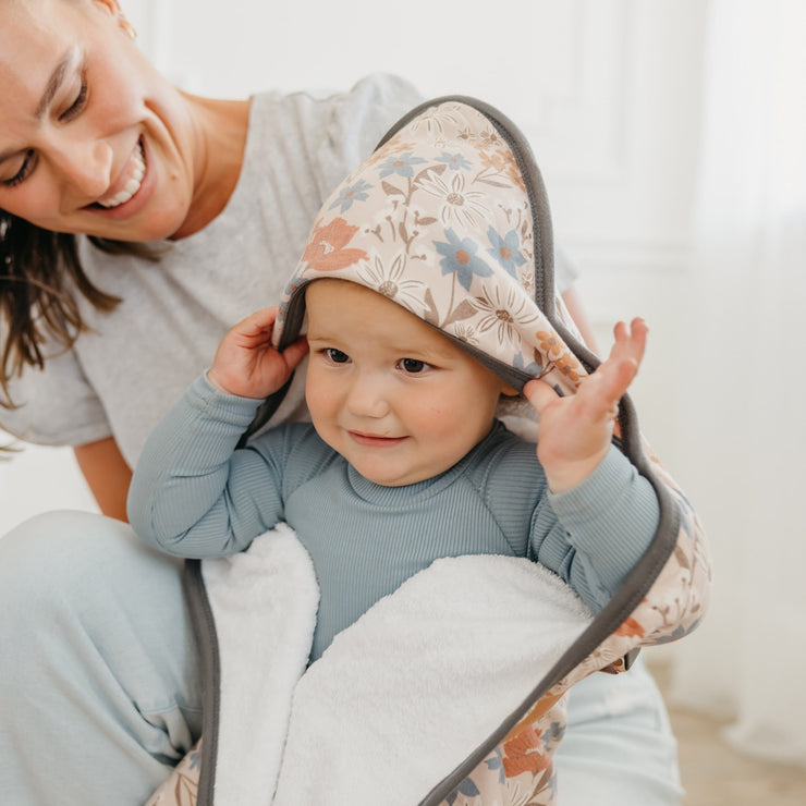 Copper Pearl Premium Knit Hooded Towel | Eden