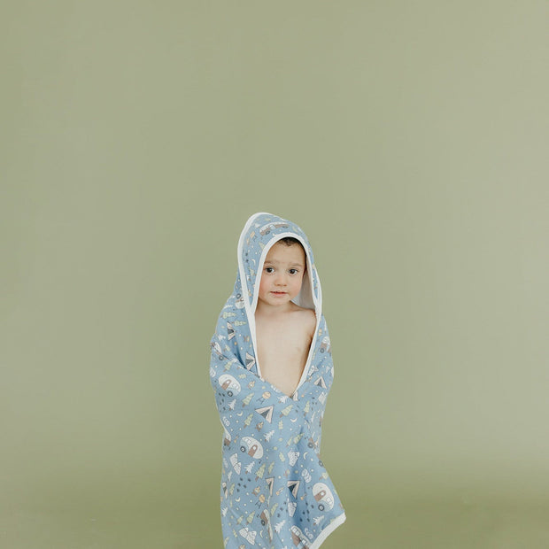 Copper Pearl Premium Knit Hooded Towel | Bridger
